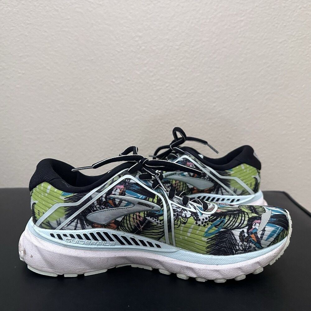 Brooks Adrenaline Running Shoes Womens 8 Medium B Floral Cushion Neutral - Picture 8 of 13